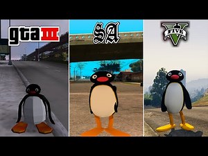 Pingu in GTA Games (Evolution)