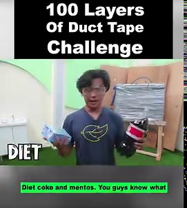 100 Layers Of Duct Tape (Unbreakable Wall) - Challenge | Guava Juice