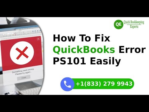 How to Fix QuickBooks Error PS101 | QuickBooks Payroll Update Error Solution