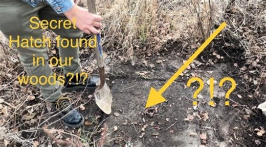 Another secret hatch discovered: what we found in our yard
