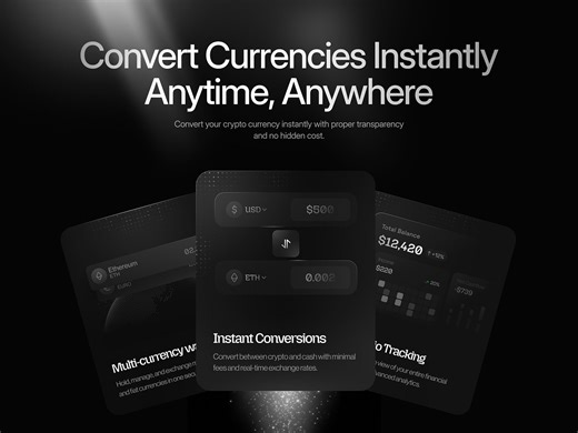 Currency Conversion | Fintech Dashboard
