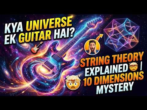 Kya Universe Ek Guitar Hai? 🎸 | String Theory Explained 🤯 | 10 Dimensions Mystery