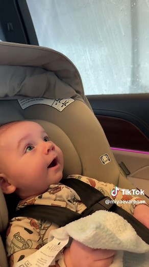 Charming Baby's First Car Wash Experience
