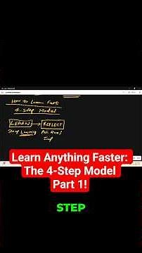 Learn Anything Faster: The 4-Step Model Part 1!
