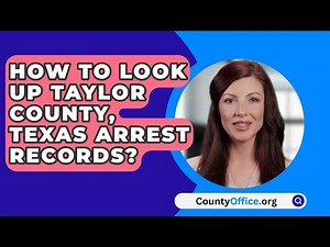 How To Look Up Taylor County, Texas Arrest Records? - CountyOffice.org