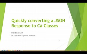 从 JSON 响应快速生成 C# 类