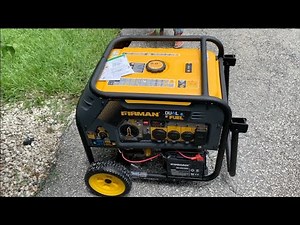 How to assemble and use a Firman Dual Fuel Generator