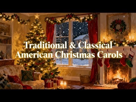 Traditional & Classical American Christmas Carols 🎄 Timeless Choir & Orchestral Music