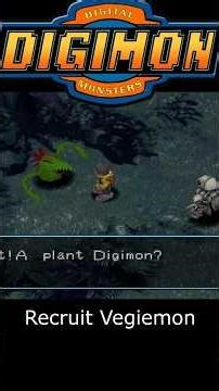 Digimon World 1 – How to Recruit Vegiemon! 🌿 Rain Plant Fruit Event #shorts
