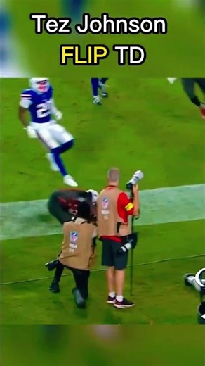 Tez Johnson TD Flip Celebration Shocks Fans! 😱🔥 #nfl #shorts