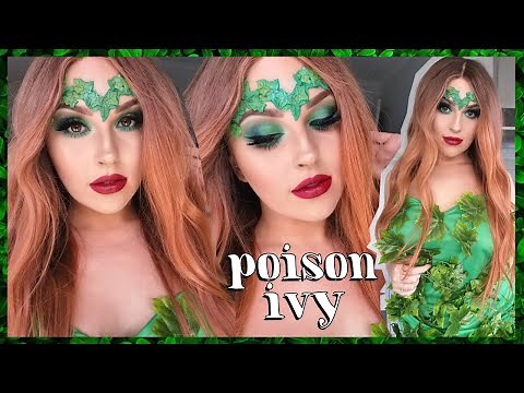 Poison Ivy Makeup Tutorial 🌿 Shaaanxo HALLOWEEN