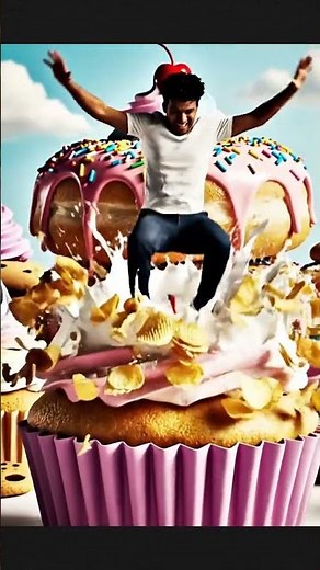 Cinematic Food Jumping ASMR | Slow Motion Relaxation & Satisfying Soft Impacts