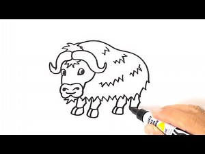 How to Draw MUSK OX Easy Step by Step