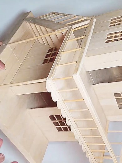 Miniature House DIY with Ice Cream Sticks