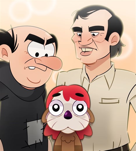 Pinku on Instagram: "They’re fighting for second place (don’t worry about Frollo, he’s still my king, though there’s been a lot of TCM content lately 😂). Heavily inspired by @palaanims animation!!! #animation #2danimation #smurfs #tcm #gargamel #draytonsawyer #meme"