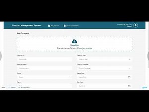 Contract Management system