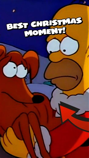The Most Heartwarming Simpsons Christmas Moment! 🎄 #simpsons #shorts
