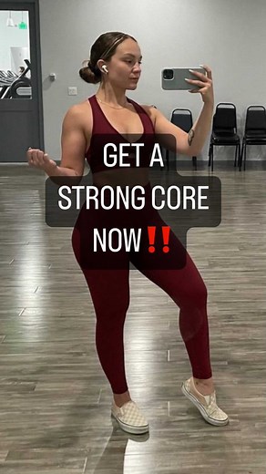 Regardless of your age, shape, size, or gender, strengthening your core is important and highly recommended!! In this exercise, Stacey is isolating a deep aspect of the core which stabilizes the lumbar spine and the pelvis. It is crucial to activate the core in isolation without compensating with accessory muscles‼️ Strengthening the core helps maintain good posture, reduces back pain, helps your daily activities become easier to do, and improves your quality of life. This core exercise is demon