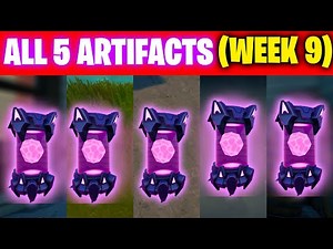 Week 9 Alien Artifacts Locations Fortnite