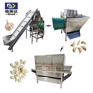 [Hot Item] Full Automatic Garlic Processing Line Garlic Bulb Breaking Peeling Machine for Sale