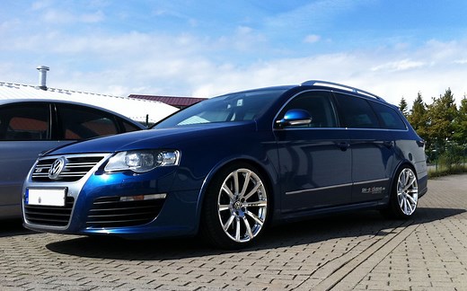 李老鼠的最爱？神车静态欣赏：大众Passat R36，比斯开蓝！
