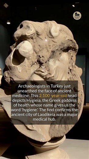 4.7K views · 101 reactions | Archaeologists unearthed the 2,100-year-old face of ancient medicine in Turkey. #archaeology #ancienthistory #history | Ancient Blog | Facebook