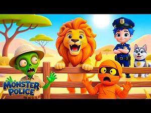 Respect the Zoo Animals! 🦁 | Monster Police Kids Songs