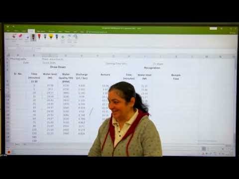 102A PRACTICAL 02 PLOTTING OF PUMPING TEST DATA AND ITS ANALYSIS BY DR SAZINA BHIMANI