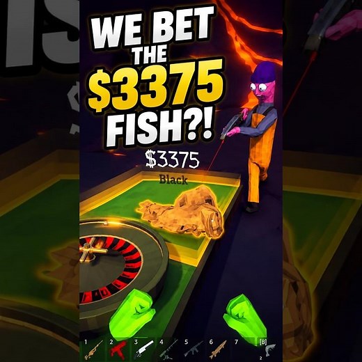Gambling $3,375 Fish on ROULETTE #HowToFish #GamingShorts
