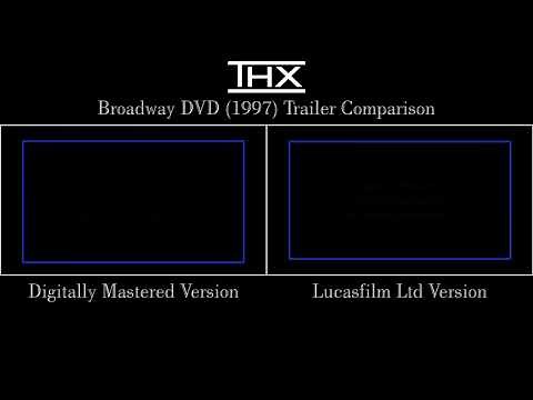 THX Broadway DVD (1997) Trailer Comparison