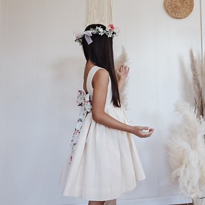 Spring Wedding Flower Girl Dress, Floral Dress - Etsy