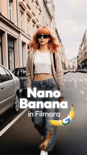 Mia’s walking down the street — and her outfits? Changing in seconds 👗 All done inside AI Image → Nano Banana, where creativity meets style. Switch up your look with just a few clicks — no reshoots, no stress, just pure creativity powered by AI. ✨ 👉 Check out Nano Banana in Filmora now and see how easy it is to create your own outfit-changing magic. Try Filmora FREE today🌟 at https://bit.ly/3Fmb7RB #Filmora14 #madewithfilmora #Mia #NanoBanana #Google #AI | Wondershare Filmora Video Editor