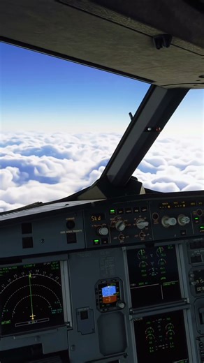 My Unforgettable Cockpit View (POV 4K)! ☁️ Flying Above Clouds with RayBan Meta