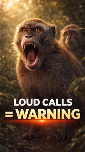 Loud Calls Are Not Playful | Monkey Warning Behavior Explained