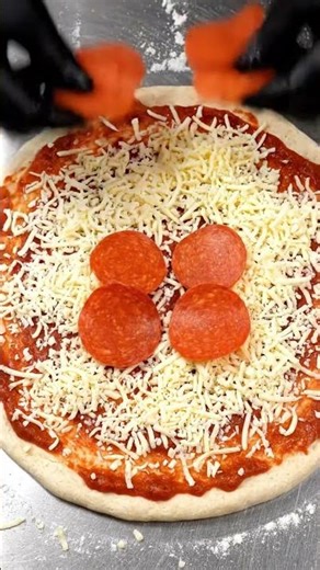 Crispiest Pepperoni Pizza ASMR 🍕🔥 Extreme Crunch & Crazy Cheese Pull (No Talking)