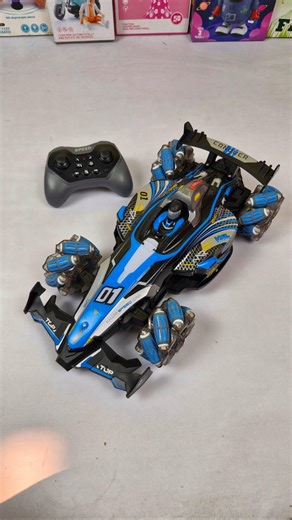 Remote Control F1 Stunt Car Unboxing & Testing with asmr #cars #remotecontrol #toys