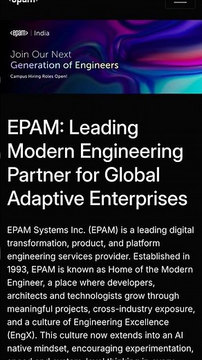 #epam Mass #hiring #Junior #Software #Engineer