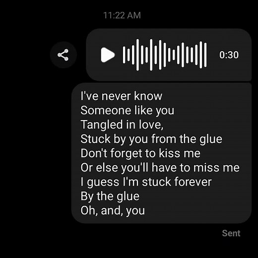 The Glue Song: Emotional Voice Message Cover