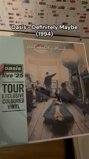 Listening to an Album a Day: Day 9 - Oasis - Definitely Maybe (1994) #oasis #album #vinyl #records