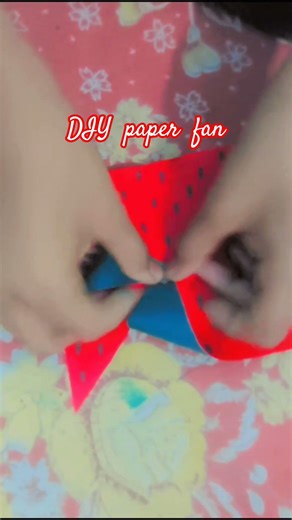 Diy paper fan #diy #aestheic #aestheic #craft #artandcraftwithalina #paper # youtube # viral shorts