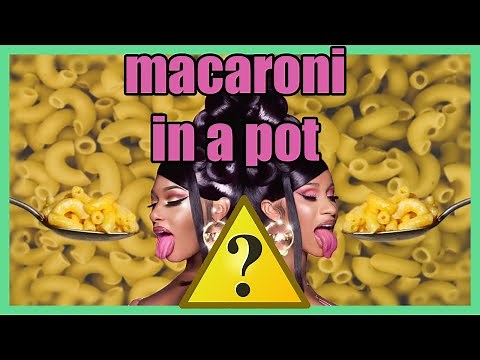 What does "Macaroni in a pot" really mean?