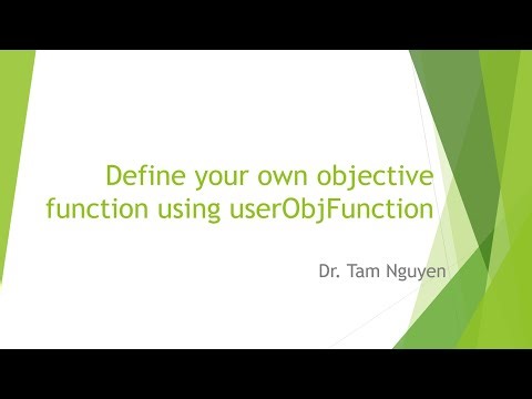 RSWAT - Tutorial 11: Define your own objective function using userObjFunction