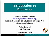Introduction to Bootstrap in English