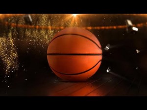 Basketball Sport Background Loop Stock Motion Graphics