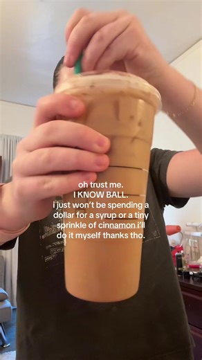 who likes my huge cinnamon container🙌 yes i’ll be using the whole thing this semester #coffeetiktok #barista #coffeeorder #spendingmoney #girlhood