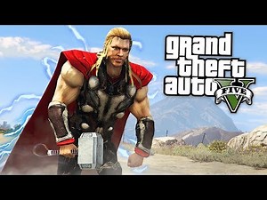 GTA 5 Mods - THOR MOD w/ THOR'S HAMMER & POWERS!! GTA 5 Thor Mod Gameplay! (GTA 5 Mods Gameplay)