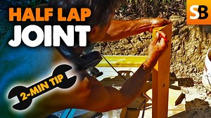 Robin has a nice little trick of the trade for cutting a half lap joint with a circular saw for a sole plate. ========================================= #LapJoint #CarpentryHacks #2MinTips | Skill Builder
