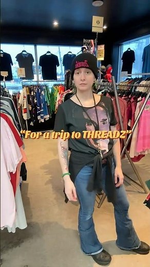 She’d do anything for a trip to Threadz. #thrift #thrifting #threadz #novascotia #dartmouth