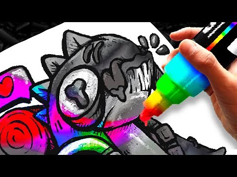 Drawing With POSCA Markers 🎨✨ ( wow... )