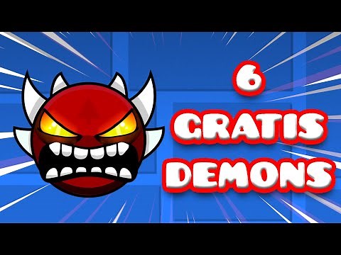 Demons GRATIS en Geometry Dash (Secret Way) FREE DEMONS